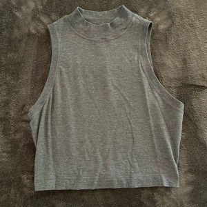 Lululemon mock-neck crop top